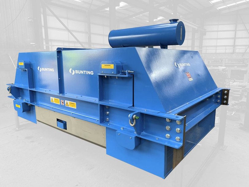 Bunting Electro Overband Magnet Protects Gold Mine